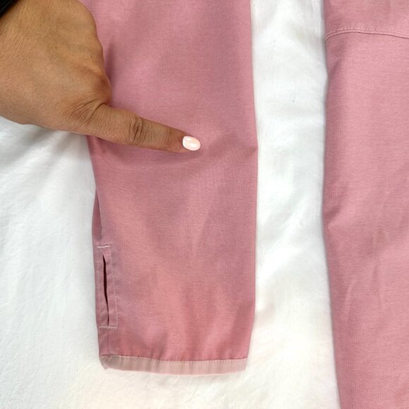 Columbia Pink High-Neck Swing Windbreaker Coat XL - Picture 11 of 11